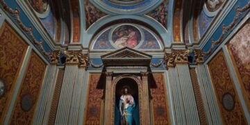 Santa Maria Maggiore, restituita all’antico splendore la cappella del Sacro Cuore