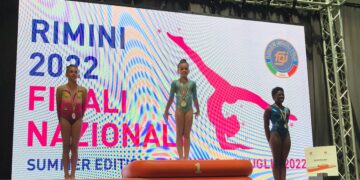 Ginnastica artistica, a Rimini brilla la stella di Mariagrazia Ciantra, oro nella specialità “Trave”
