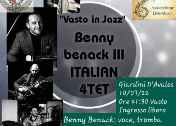 A Vasto in jazz il concerto del Benny Benack III Italian 4tet