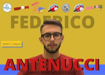 Federico Antenucci torna a vestire la maglia del Tennistavolo Vasto