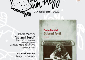 A “Scrittori in piazza” oggi alle 21,30  “Gli anni forti” di Paola Martini