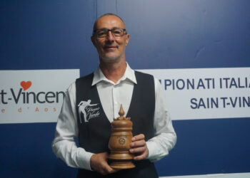 Biliardo, Moretta sul podio dei Campionati italiani: è terzo in Seconda categoria