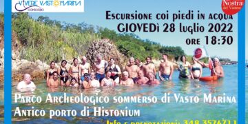 Alla scoperta dell’antico porto di Histonium con le “passeggiate coi piedi in acqua” di Italia Nostra