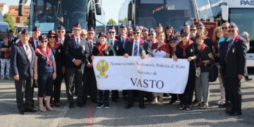 Raduno nazionale dell’Associazione Polizia di Stato: presente la sezione di Vasto