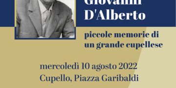 Cupello ricorda Giovanni D’Alberto, «Illustre concittadino e uomo libero»