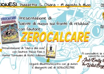 Zerocalcare racconta il “fronte di Rebibbia”: il 19 agosto a Guglionesi l’incontro con il fumettista