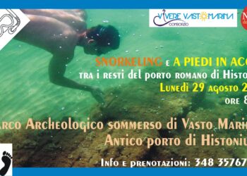 Con Italia Nostra, snorkeling e passeggiata in acqua tra i resti del porto romano di Histonium
