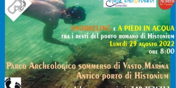 Con Italia Nostra, snorkeling e passeggiata in acqua tra i resti del porto romano di Histonium
