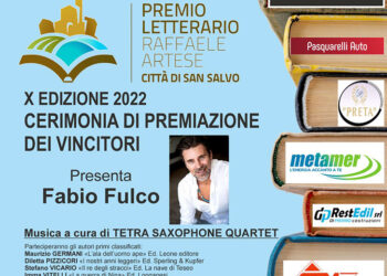 Il 26 agosto la proclamazione dei romanzi vincitori del Premio letterario “Raffaele Artese”