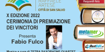 Il 26 agosto la proclamazione dei romanzi vincitori del Premio letterario “Raffaele Artese”