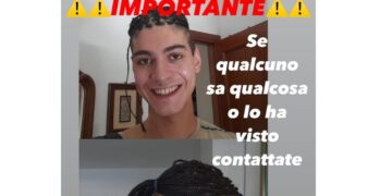 Jois è scomparso, dalle 3 del 21 agosto il suo cellulare ha smesso di funzionare