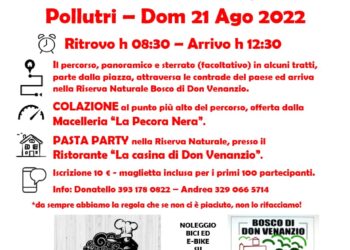 Pollutri: sport, cibo e natura per il 20° raduno mountain bike bosco di Don Venanzio