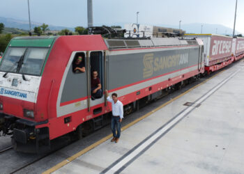 La Sangritana collega la Polonia all’Abruzzo con il primo treno intermodale