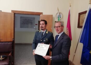 Il saluto al capitano Spada: «fiero del lavoro svolto e della sinergia tra Forze dell’Ordine»