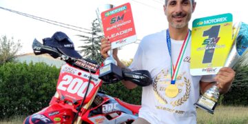 Daniele Di Cicco conquista il titolo italiano Supermoto S5