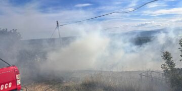 Incendi a Fossacesia: l’intervento della polizia locale contiene le fiamme