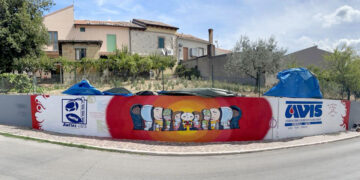 A Fresagrandinaria il murale di Avis e Anffas Vasto per «l’unione dei popoli»