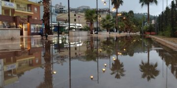 Ondata di maltempo sul litorale: alberi pericolanti e cantine allagate