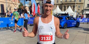 Francesco D’Agostino alla mezza maratona di Zagabria: è 8° assoluto, 1° degli italiani