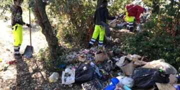 Fossacesia, due tonnellate di rifiuti abbandonati nell’area artigianale di Sterpari