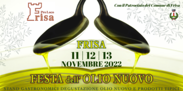 A Frisa tornano sapori e degustazioni con la Festa dell’Olio Nuovo