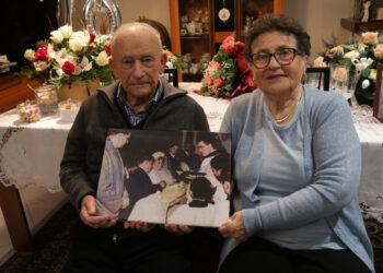 Settant’anni di vita insieme: è festa a Miracoli per Umberto Marchioli e Rosa Tiberio