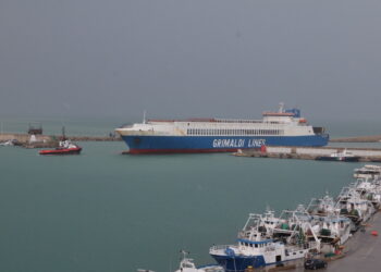 Ingresso da record a Punta Penna: Eurocargo Salerno, nave da 195 metri, caricherà furgoni Sevel