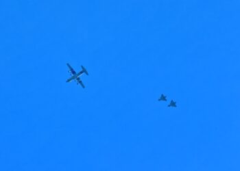 Aerei militari in volo davanti alla costa: in corso l’esercitazione internazionale Falcon Strike 2022