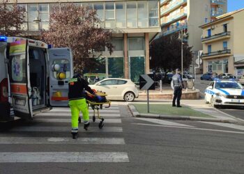 Vasto, donna investita sulle strisce in via San Michele