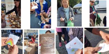 I bambini della Ritucci Chinni “messaggeri di gentilezza” al mercato