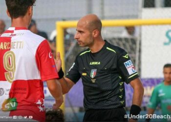 Il fischietto frentano Innaurato nominato arbitro internazionale dalla Fifa