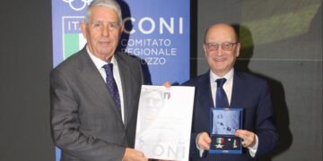 A Giuseppe Castaldi la stella di bronzo a merito sportivo del Coni