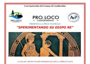 Gruppo Sperimentale della Torre di Vasto in scena a Casalbordino con “Sperimentando su Edipo Re”