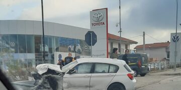 Due auto coinvolte in un incidente sulla Provinciale Lanciano-San Vito