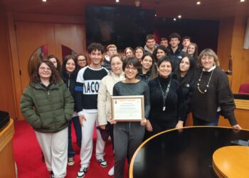 Alicia Carulli premiata in comune per il Best Female Leading Students Project