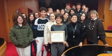 Alicia Carulli premiata in comune per il Best Female Leading Students Project