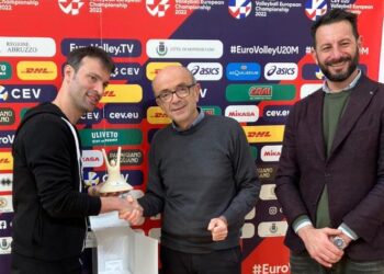 L’Abruzzo Volley Auàrd a coach Battocchio, campione d’Europa con l’Italia under 20