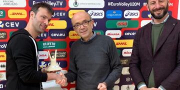 L’Abruzzo Volley Auàrd a coach Battocchio, campione d’Europa con l’Italia under 20
