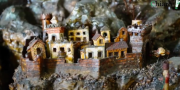 Il presepe ambientato tra Vasto e la Maiella: il capolavoro di Vassetta