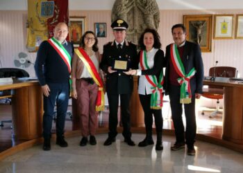 Il luogotenente Zanni da Casalbordino al Norm di Ortona: il saluto del territorio