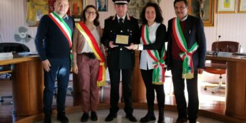 Il luogotenente Zanni da Casalbordino al Norm di Ortona: il saluto del territorio