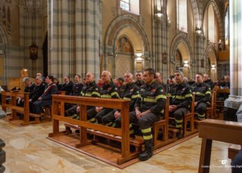 I vigili del fuoco di Vasto celebrano la festa di Santa Barbara