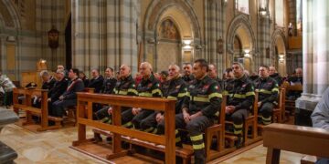 I vigili del fuoco di Vasto celebrano la festa di Santa Barbara