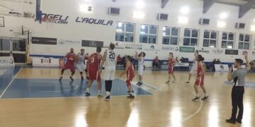 La Vasto Basket non trova continuità: biancorossi sconfitti a L’Aquila