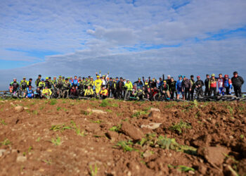 In sella per salutare il nuovo anno: la pedalata dei ciclisti vastesi