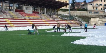 Neve ad Agnone: Vastese-Porto D’Ascoli, ufficiale il rinvio