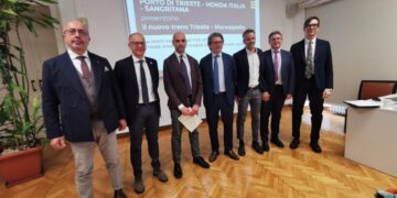 Trasporto intermodale sulla dorsale adriatica, Sangritana e Honda Italia insieme verso il porto di Trieste