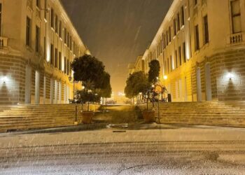 Nevicata in corso, a Vasto scuole chiuse giovedì 9 febbraio