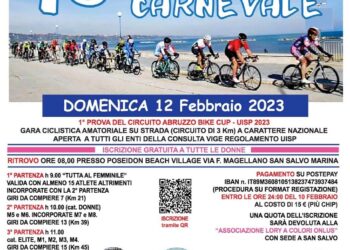 Torna il Trofeo “Carnevale”. Il Velo Club San Salvo si apre al podismo