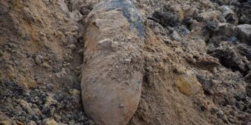 Ad Avezzano trovata una bomba della Seconda guerra mondiale tra le case